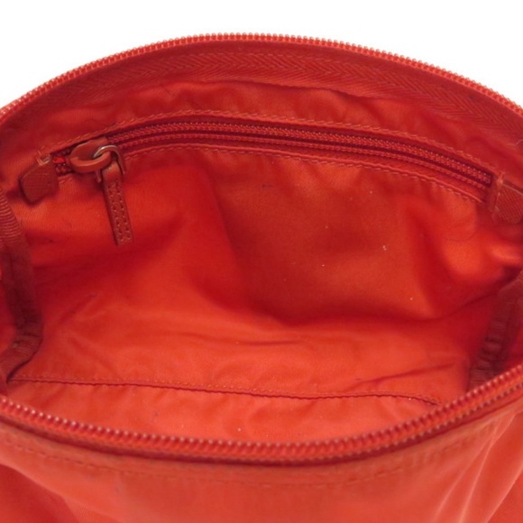 Prada Vela Nylon Cosmetic Bag Red - Picture 6 of 7